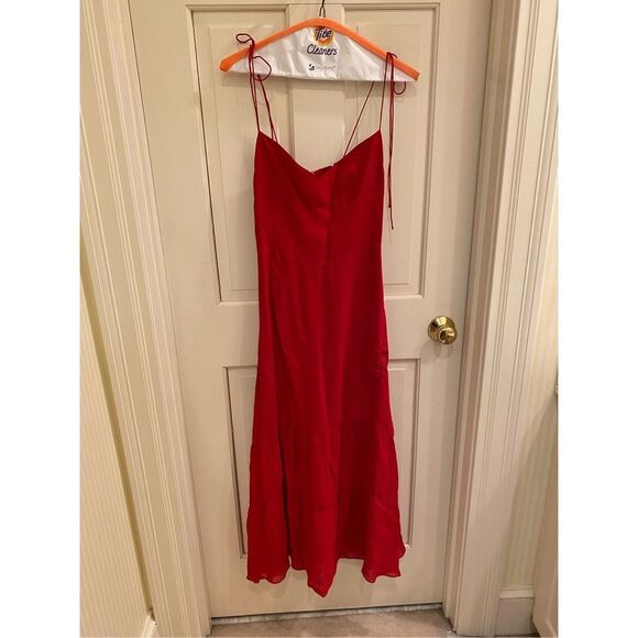 Reformation Red Maxi Dress - Picture 1 of 9
